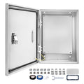 Electrical Junction Box 24x16x10, NEMA 4X IP66 Steel Enclosure Box - size: 24 x 16 x 10''