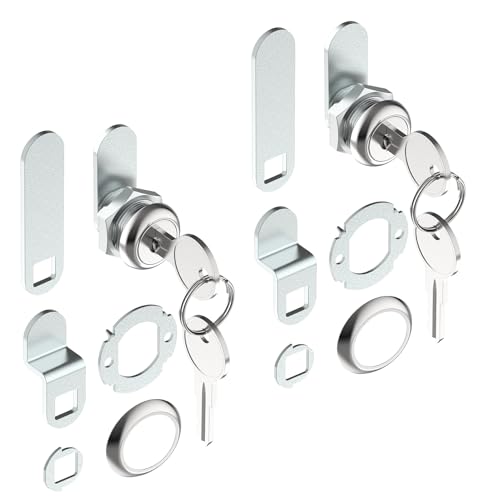 5/8" Cam Lock U 9941, for Drawers, Cabinets, File Boxes, 2 Sets - size: 5/8" Length