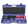 iCrimp Battery Cable Lug Crimping Tool Kit for 8, 6, 4, 2, 1,1/0, 2/0, 3/0, 4/0 AWG Copper Ring Terminals, Battery Cable Ends, Copper Splice, c/w Radial Wire Stripper - size: AWG8-4/0