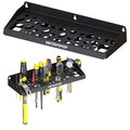 UNITEDPOWER Wall Mount Tool Storage Rack, Screwdriver Holder, Pliers Organizer, Wrench Utility Shelf, 51 Holes for Variety of Small Hand Tools, Workshop, Shed, Garage, Home - style: Hand Tools Holder