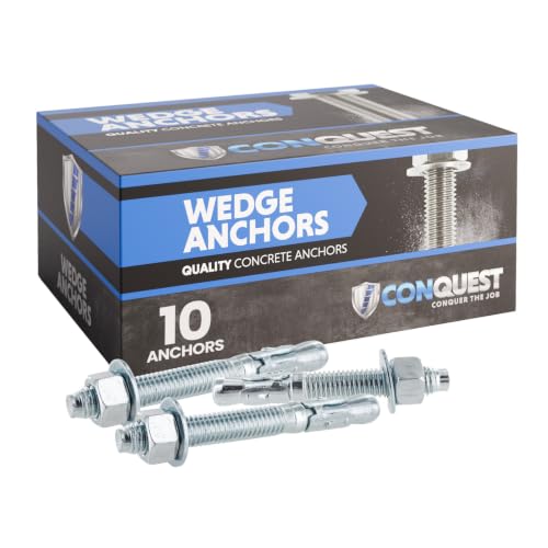 Conquest 304 Stainless Steel Wedge Anchors for Concrete 3/4” x 5-1/2” - size: 3/4" x 5-1/2"