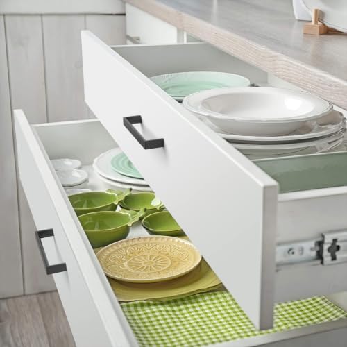6 Pack 3.75 Inch Matte Black Cabinet Pulls, Kitchen Hardware | Heavy-Duty Solid Zinc, Screws Included, Easy to Install, Durability, Modern, Kitchen Cabinet Pulls for Drawers Dressers - color: Matte Black, size: 3.75"/96MM Hole Center, style: 6 Pack
