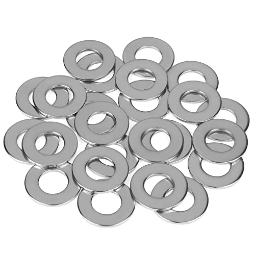 1/2 Inch Flat Washers, 304 Stainless Steel Flat Washers, 25 Pieces - size: 1/2" (25 Pieces)