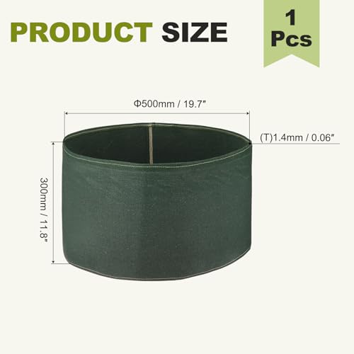 Duct Connector (20") - Flexible Canvas Female Fit Air Duct Vibration Noise Reducing Ducting Coupler Pipe Fitting Coupling for HVAC Ventilation Exhaust Fan Vent Systems, Green - size: 20 Inch