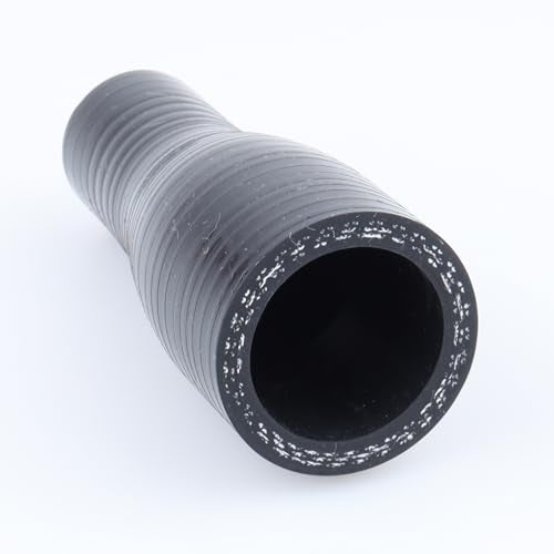 AC PERFORMANCE ID 1" to 1/2" Straight Silicone Hose Reducer Black - color: Black, size: ID 1" to 1/2" (25mm to 13mm)