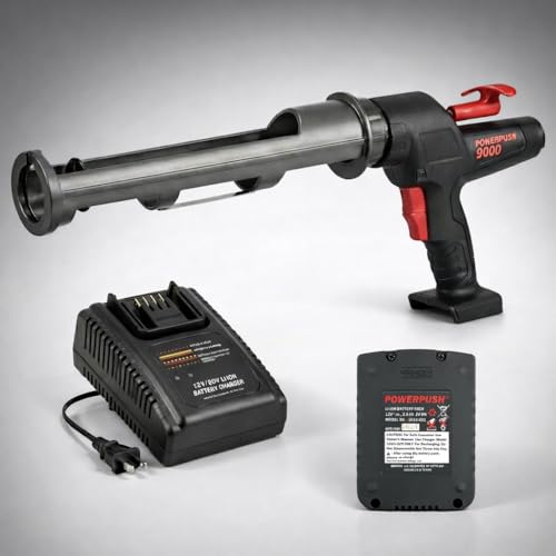 12V Cordless Electric Caulking Gun, 29 oz Cartridge, 450 lb Thrust - size: 29oz / 856ml / 1 Quart, style: Cordless 12V (9000 Series)