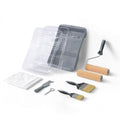 ROLLINGDOG 9 Inch Paint Roller Kit - color: 11 pc paint roller kit with drop cloth