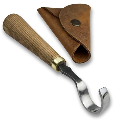 Sharky Spoon Carving Hook Knife 1.2 In (3 cm) Blade