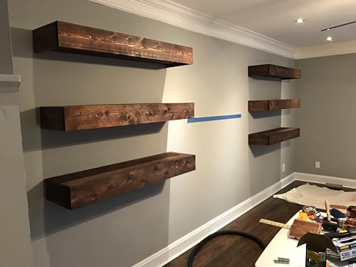Hidden Shelf Brackets ， Floating Shelf Bracket ( Additional Brackets -NO Kits) 69 Inch -2 Pcs - size: 69 Inch - 2 Pcs Additional Brackets - No Kits