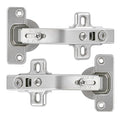 HJ 135 Degree Corner Cabinet Hinges, 2 Pack Lazy Susan Hinges, Corner Kitchen Cabinet, Cupboard Folded, Folden Door,Replacement Hardware,35mm Cup, 3D/6-Way Adjustable - size: 135°
