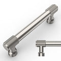 Amerdeco 10 Pack Brushed Satin Nickel Knurled Cabinet Pulls 3 Inch(76mm) Hole Center Kitchen Cabinet Handles Drawer Pulls Cabinet Hardware ZH0034 - color: Brushed Satin Nickel, size: 3"/76MM Hole Center