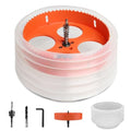 Storystore 6 1/4 inch Hole Saw for Recessed Lights with Dust Bowl Catcher - size: 6-1/4 inch