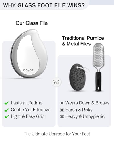 BEZOX Glass Pumice Stone - color: White