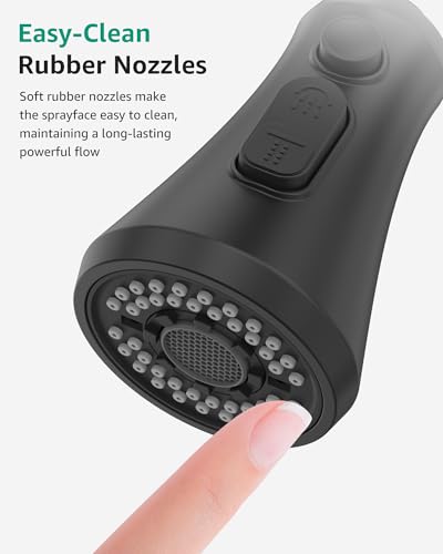 Mbillion Universal Matte Black Kitchen Faucet Spray Head Replacement - color: Black