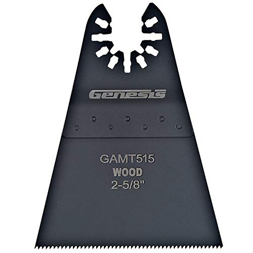 Genesis GMT15A 1.6 Amp Multi-Purpose Oscillating Tool and 19-Piece Universal Hook-And-Loop Accessory Kit with Storage Box - size: Classic 1.5 Amp