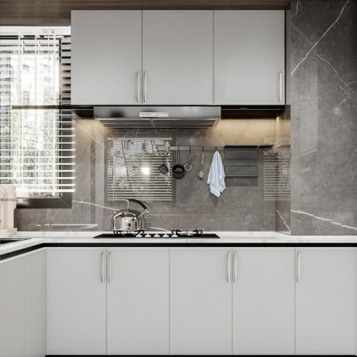 Asidrama 10 Pack 7.5 inch Brushed Satin Nickel Kitchen Cabinet Handles - color: Brushed Satin Nickel, size: 7.5" Hole Center(192mm)