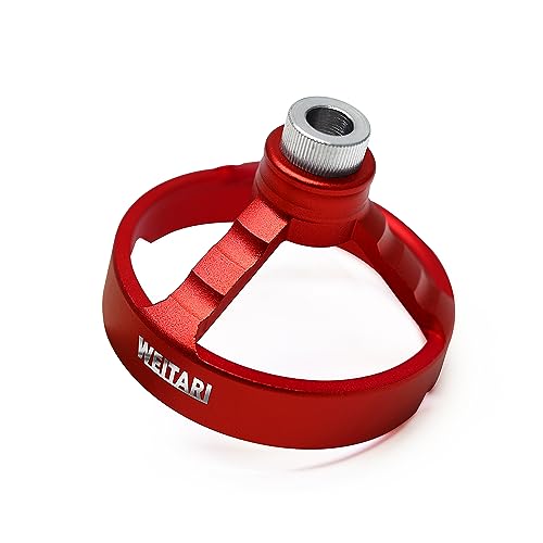 Drill Press Guide Jig,6/7/8/9/10mm Drill Bushings Vertical Hole Woodworking for Electric Power Hand Drill (Red) - color: Red