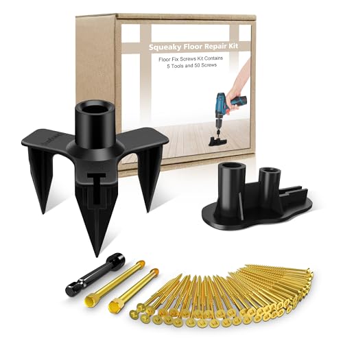 Noisy Floor Repair Kit with 100 Screws and 5 Tools - size: 100 Screws