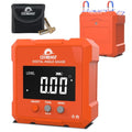 Digital Angle Finder Magnetic Base Compact Digital Level Protractor Orange - color: Orange
