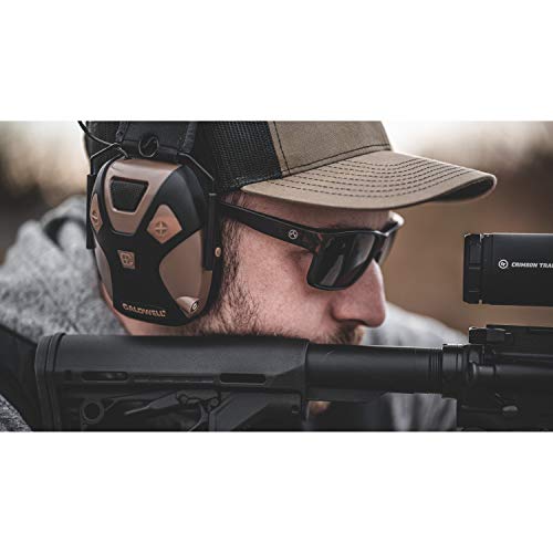 Caldwell E-Max Pro Electronic Hearing Protection Earmuffs Sound Amplification, Low Profile, for Range Shooting, Hunting - style: Pro-fde