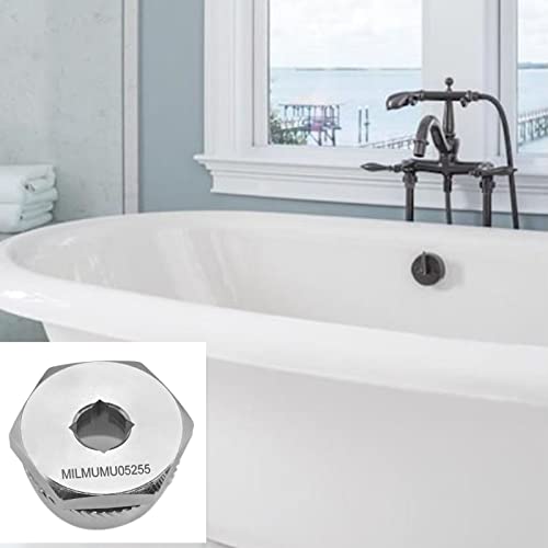 MILMUMU Compatible with Tub Drain Extractor-Removes Stubborn Tub Drains. - color: Chrome
