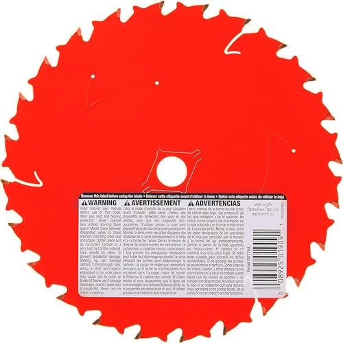 Diablo D0724A 7 1/4" Circular Saw Blade, 24 Tooth Framing Saw Blade 10 Pack, Tape Measure Included