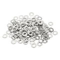 Flat Washers, 304 Stainless Steel Hardware Assorted Washer, 12 x 6 x 1 mm Fit for Bolts Screws Industrial Use (300 Pack, Silver) - size: 12 x 6 x 1 mm