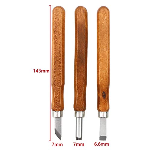 Wood Carving Knife Set, 3 PCS, SK5