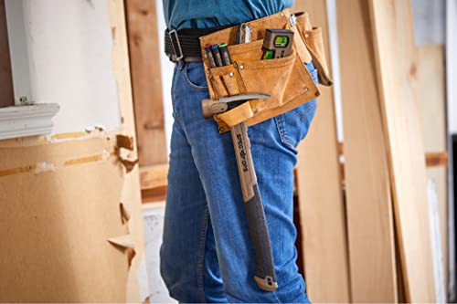 Spec Ops Tools 20 oz Fiberglass Hammer, 16 Inch, Soft Mallet Cap, Shock-Absorbing Grip, 3% Donated to Veterans - size: 20 Oz