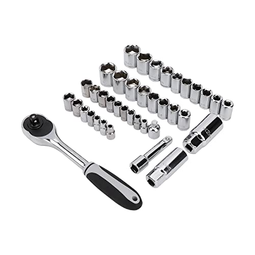 Amazon Basics 173-Piece General Household Hand Tool Set with Storage Case, Portable Tool Kit for Home Maintenance and Everyday Repairs - size: 173-Piece