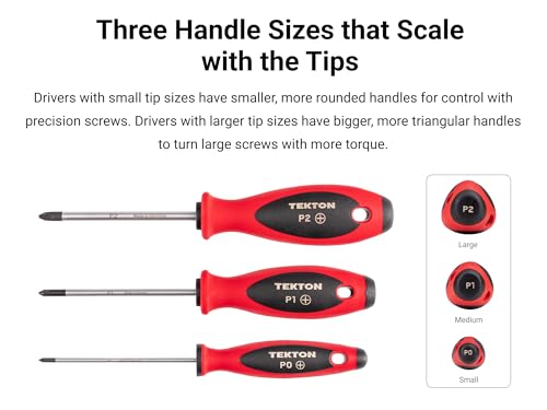TEKTON Phillips Screwdriver Set, 4-Piece | DWP90102