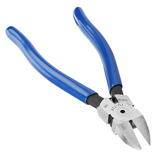 8inch Blue Diagonal Flush Wire Cutting Pliers, Easy Carry Diagonal Pliers