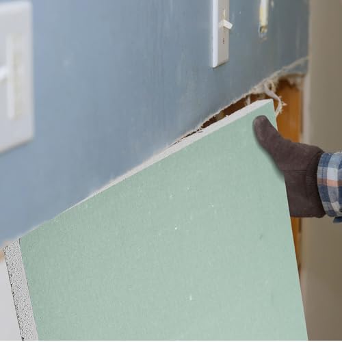 Amylove 2 Pcs 6"x6"x1/2" Drywall Repair Panel for Mend Wall, Green - color: Green, size: 6 x 6 x 1/2 Inch