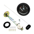 2" 52mm Car Fuel Level Gauge, DC 12V Vehicle Fuel Tank Meter with Sensor LED Backlight, Automotive E-1/2-F Pointer Meter Gauge Kit, Universal for Motorcycle Truck Sedan