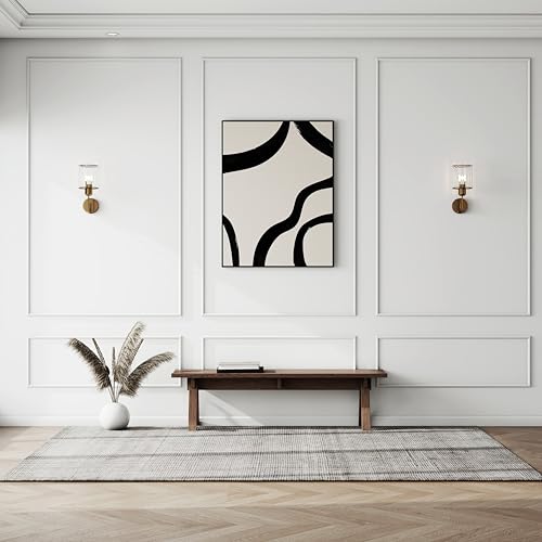 Pangda 3set Peel and Stick Wall Molding Kit 3D Premade, 48x80in - size: 48x80in