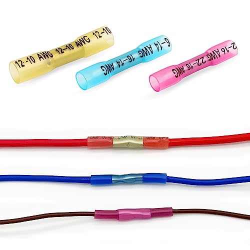 550Pcs Electrical Waterproof Heat Shrink Wire Connector Terminal Kit - size: 550pcs-Assortment