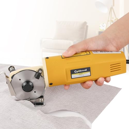 Electric Rotary Fabric Carpet Cutter heavy duty 1"Cutting Thickness 110V