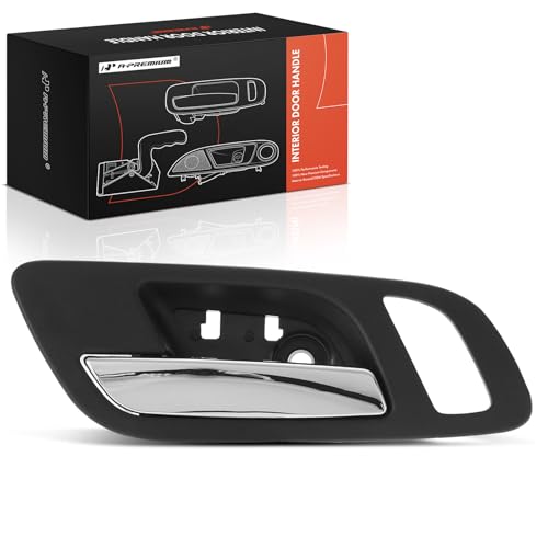 A-Premium Interior Door Handle Front Left Driver Side | Compatible with 2007-2014 Chevy Silverado 1500 2500HD 3500HD, Tahoe, Suburban, Avalanche & GMC Sierra, Yukon
