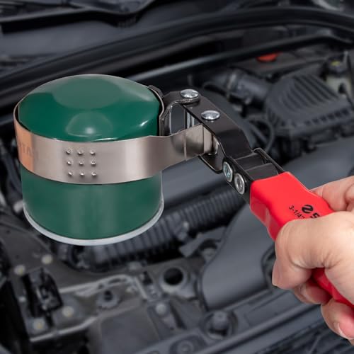 Spurtar Small Oil Filter Wrench Adjustable Swivel Oil Filter Removal Tool - size: Small: 3-1/4" - 3-11/16"