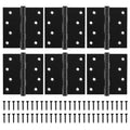 KOLET Ball Bearing Door Hinges, 4 x 4 Inches, Matte Black, 6 Pack - color: Black, size: 6 Pack
