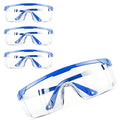 Safety Glasses, Clear Anti-Fog Protective Goggles, Lightweight Industrial Eye Protection (4 Pack)