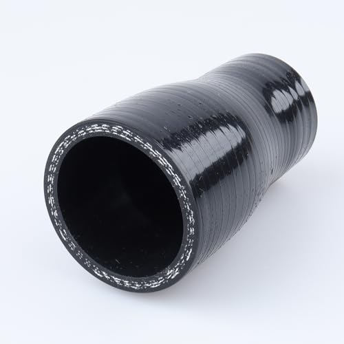 AC PERFORMANCE ID 1-9/16" to 1" Straight Silicone Hose Reducer Black - color: Black, size: ID 1-9/16" to 1" (40mm to 25mm)