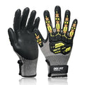 DEX FIT SSG513 Impact Stainless Steel Cut Resistant Gloves, ANSI A5, Durable Non-Slip Nitrile Grip, Touchscreen, Comfort Stretchy Fit, Thin & Breathable, Machine Washable; Gray S (7), 1 Pair - color: A5 Gray Impact, size: Small (1 Pair)