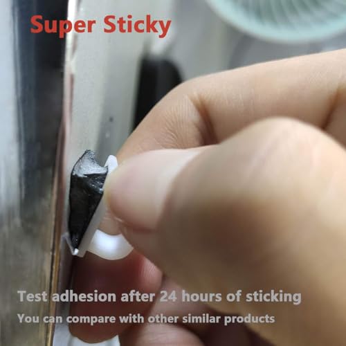 60Pack Cable Clips, Adhesive Wire Holder for Home Office, White - color: White- CC04(60PCS)