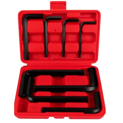 Yellow Paw Jumbo Allen Wrench Set (8 Pack - Extra Large Hex Key Set) Sizes 1/4, 5/16, 3/8, 7/16, 1/2, 9/16, 5/8, 3/4 - size: SAE - 8 Pack