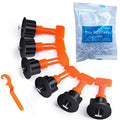Tile Leveling System Kit with 100pcs Tile Leveler Installation Tool, 600pcs 2mm Tile Spacers and 2pcs Wrenches, Reusable Flooring Level Tile levellers for Building Walls & Floors