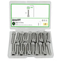 20 Pcs M8 x 25mm Stainless Steel Allen Socket Head Cap Screws, Full Thread Metric Fasteners, Bright Finish for Automotive & Machinery Use - size: M8x25mm-20Pcs