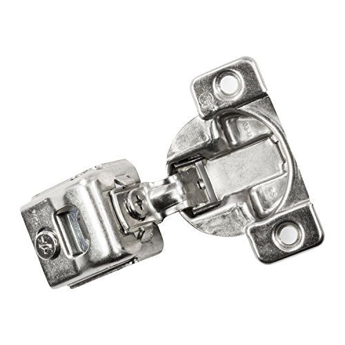 2 Pack Rok Hardware Grass TEC 864 108 Degree 1-1/4" Overlay Self Close Screw On Compact Cabinet Hinge 04493-15 3-Way Adjustment 45mm Screw Hole Pattern