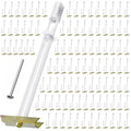 Drywall Anchor with Included Bolts for 1/4”-20, Heavy Duty Hollow Wall Anchors for TV Mounting Kit, Stainless Steel Hollow Wall Anchors Holds up to 270lbs Each in 1/2” Drywall (Pack of 100) - size: 1/4”-20: Pack of 99