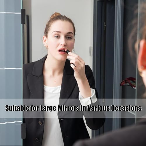 10 Pack Tile Display Wall Hanger Stainless Steel U Brackets with Screws Mirror Hanging Kit Heavy Duty Picture Hooks Tile Hanger for Large Mirrors, Picture Frame Ceramic Wall Display, Large - size: Large